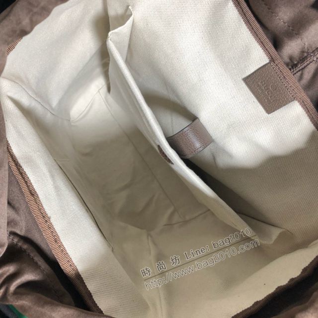 Gucci包 古馳雙肩包 598140啡膠 Gucci新款後背包 雙肩背包  gudj1269